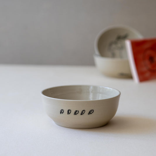 Small Saladbowl - "Ode to the apple" - Limited Edition Milena Bassen x KimCeramics